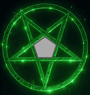 pentagon inside satanic star