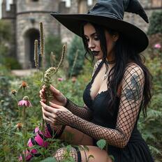 Stunning witch herbs castles garden